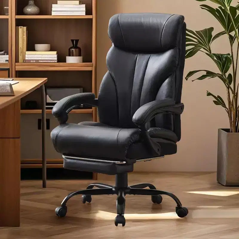 Ergonomic High Back Computer Gaming Chair, Wide Heavy Duty Task Desk Chair, PU Leather, 500 lbs