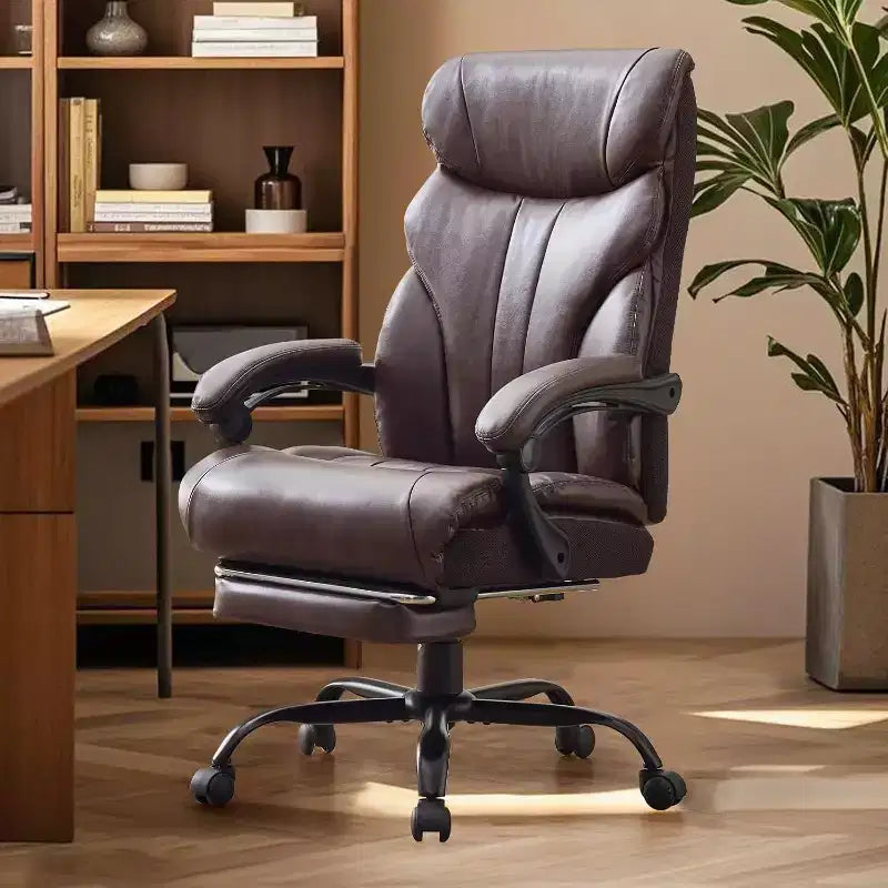 Ergonomic High Back Computer Gaming Chair, Wide Heavy Duty Task Desk Chair, PU Leather, 500 lbs