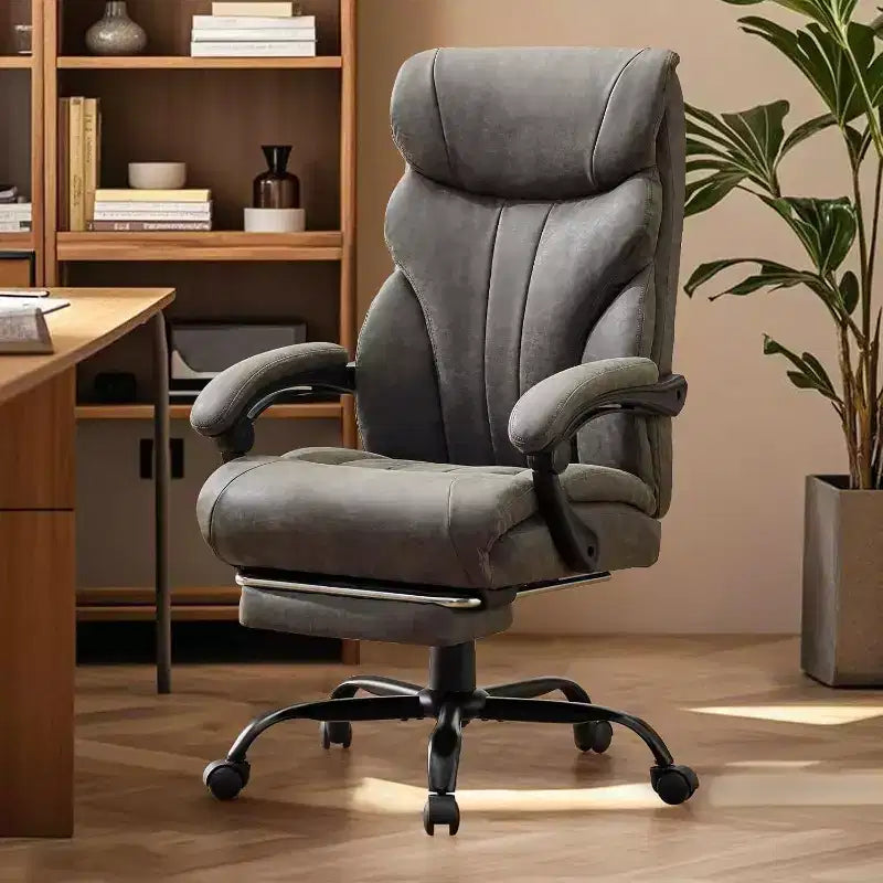 Ergonomic High Back Computer Gaming Chair, Wide Heavy Duty Task Desk Chair, PU Leather, 500 lbs