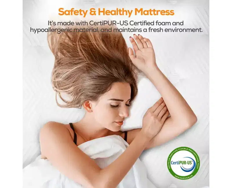 Mattress on Sale: 14 King Hybrid Mattress in a Box, Gel Memory Foam+Pocketed Coils, Cooling, Medium, Pressure Relief, Motion Isolation