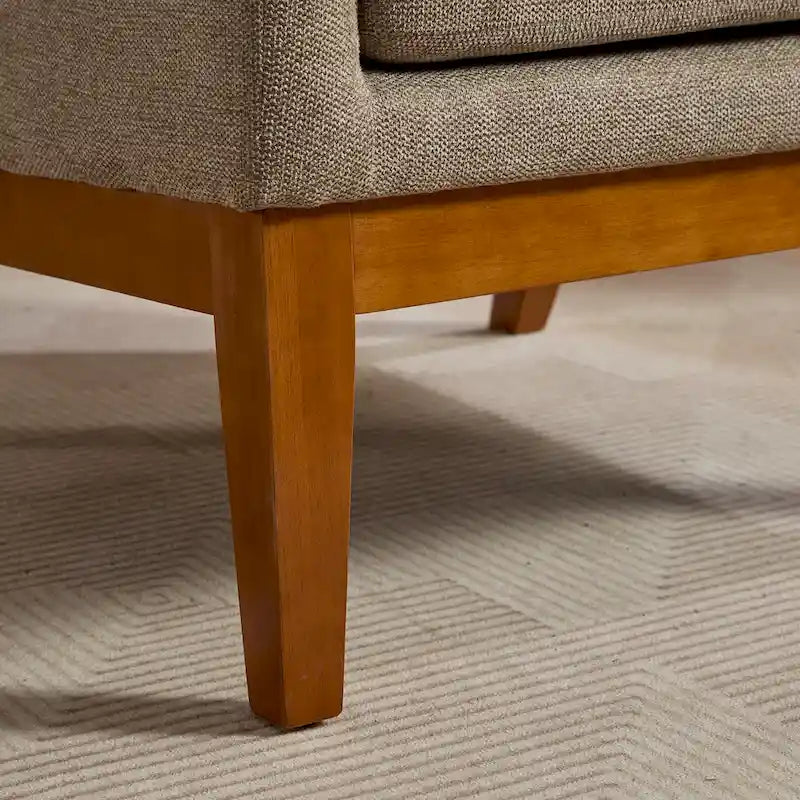 Fauteuil club moderne à dossier haut, en mélange de polyester, pour la lecture