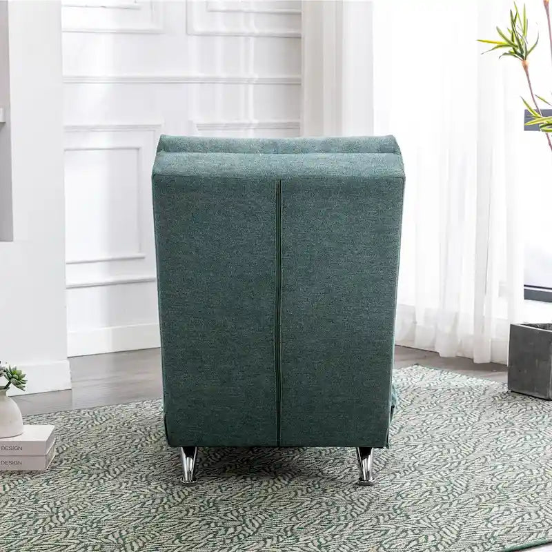 Chaise longue de massage intérieure en lin