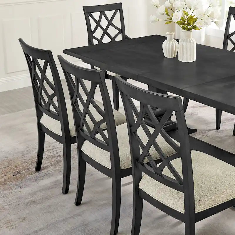 Lot de 2 chaises de salle à manger modernes avec accoudoirs et assise rembourrée, convient pour le salon, la salle à manger et le bar.