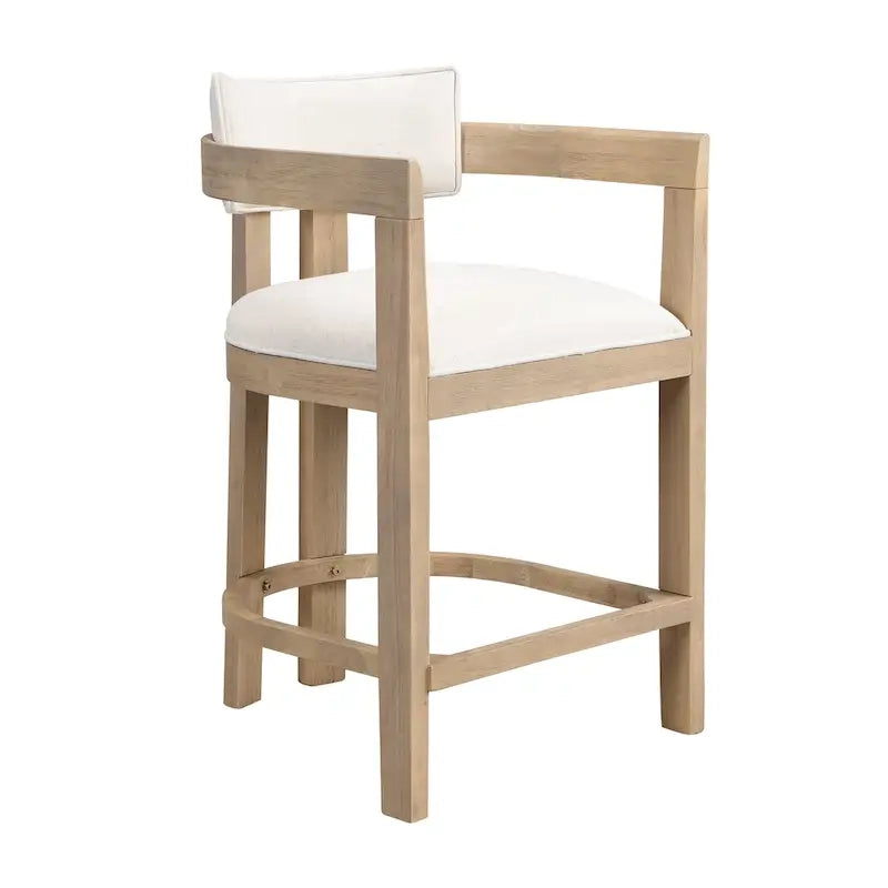 Ensemble de bar 5 pièces Netia à hauteur de comptoir avec chaises rembourrées en bouclette et piètement de table en métal par Christopher Knight Home