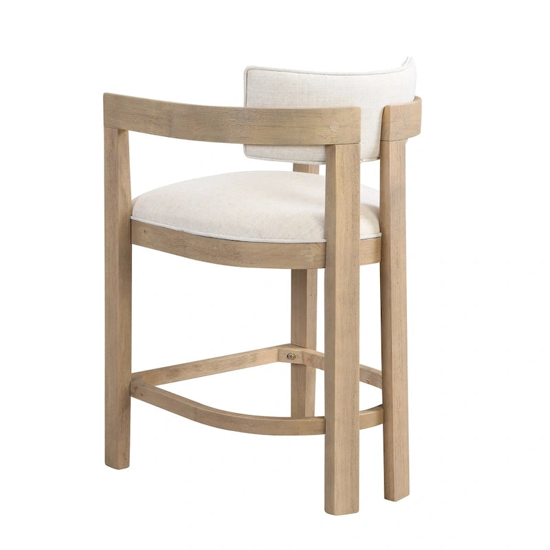 Ensemble de bar 5 pièces Netia à hauteur de comptoir avec chaises rembourrées en bouclette et piètement de table en métal par Christopher Knight Home