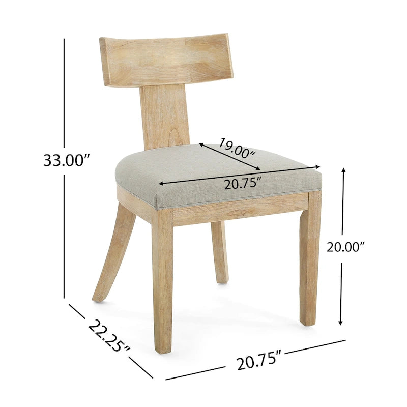 Ensemble de salle à manger 5 pièces en tissu Fescue et bois d'hévéa par Christopher Knight Home