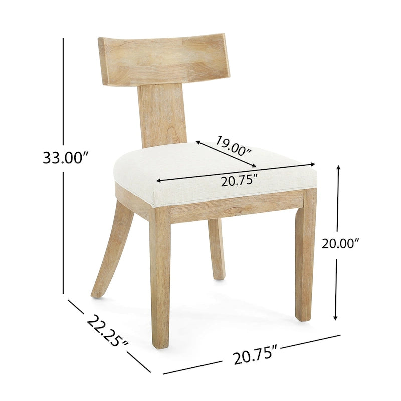 Ensemble de salle à manger 5 pièces en tissu Fescue et bois d'hévéa par Christopher Knight Home