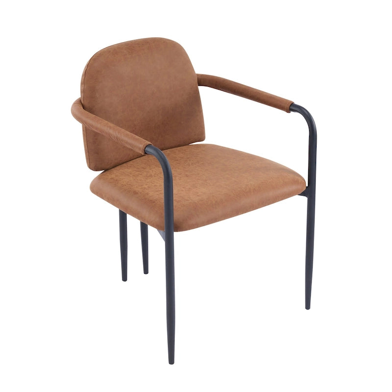 Christopher Knight Home - Chaise de salle à manger rembourrée Logan (Lot de 2)
