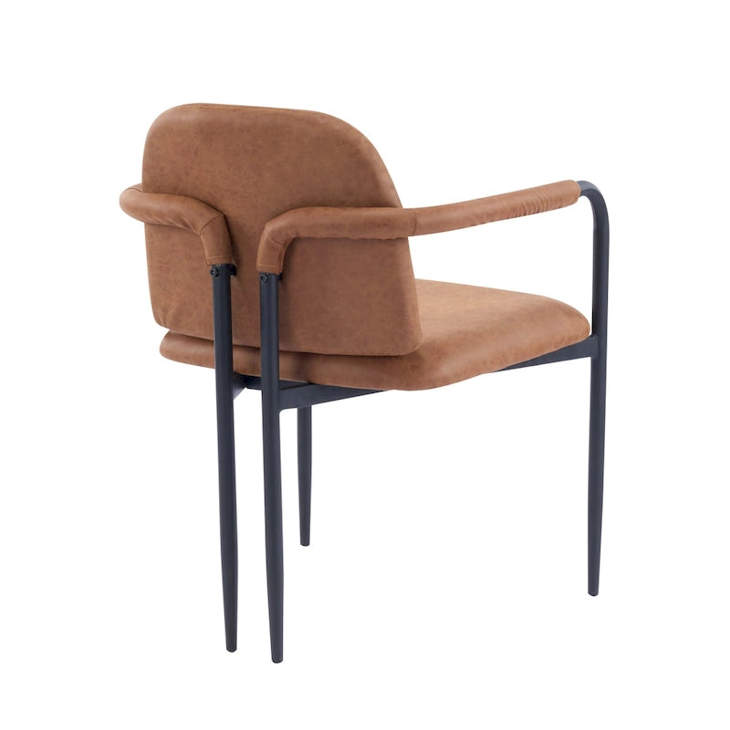 Christopher Knight Home - Chaise de salle à manger rembourrée Logan (Lot de 2)