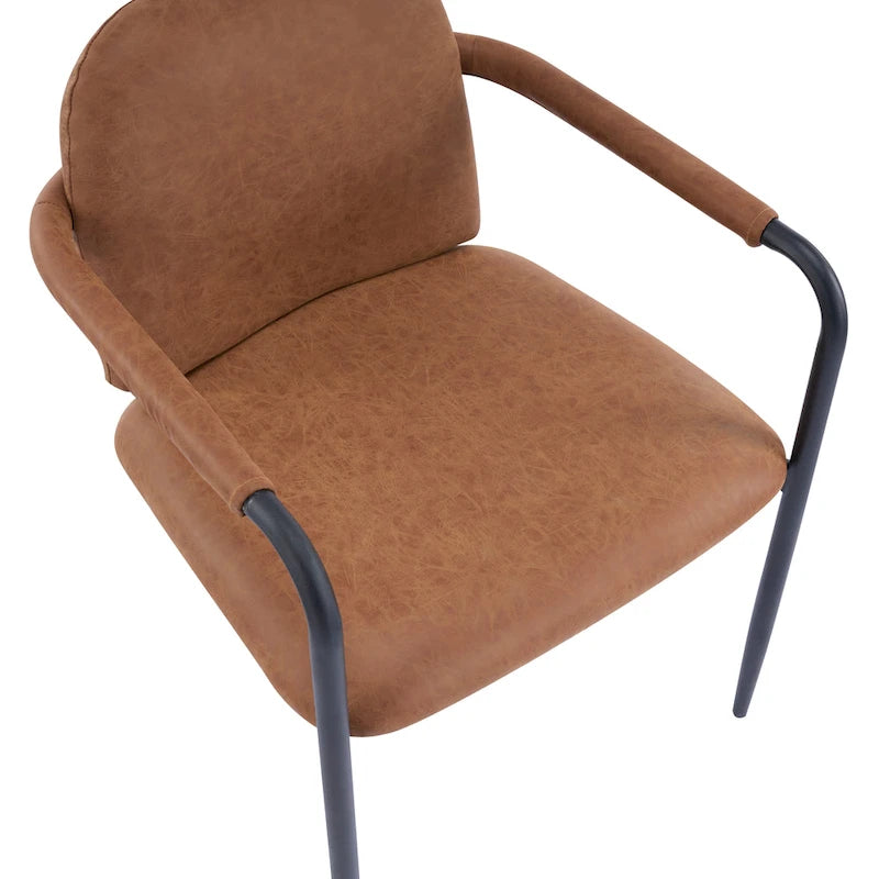 Christopher Knight Home - Chaise de salle à manger rembourrée Logan (Lot de 2)