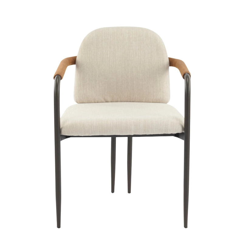Christopher Knight Home - Chaise de salle à manger rembourrée Logan (Lot de 2)