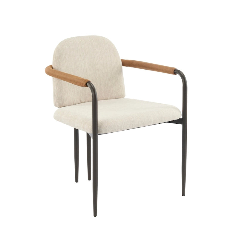 Christopher Knight Home - Chaise de salle à manger rembourrée Logan (Lot de 2)