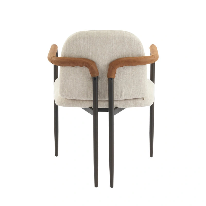 Christopher Knight Home - Chaise de salle à manger rembourrée Logan (Lot de 2)