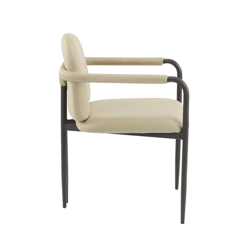 Christopher Knight Home - Chaise de salle à manger rembourrée Logan (Lot de 2)