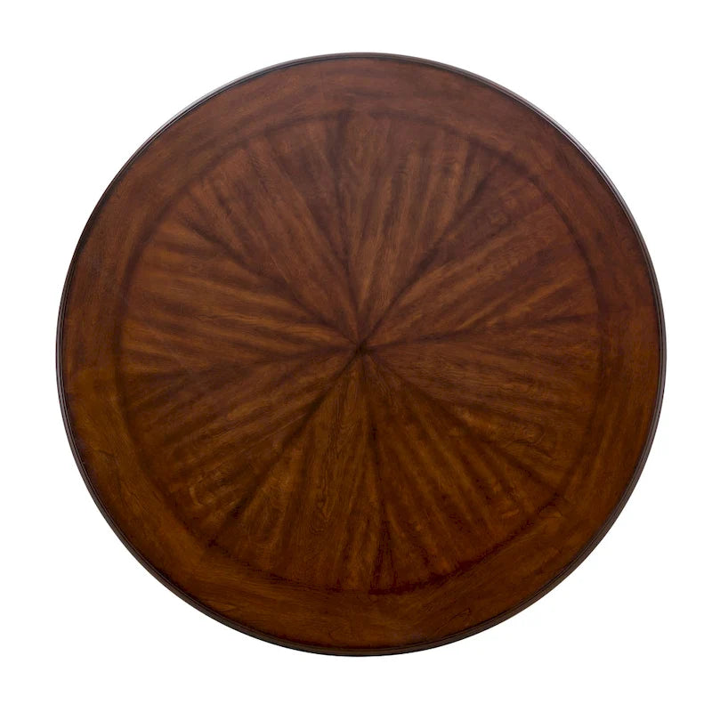 Table à manger ronde Christopher Knight Home avec base en métal - 46,85 L x 46,85 P x 30 H