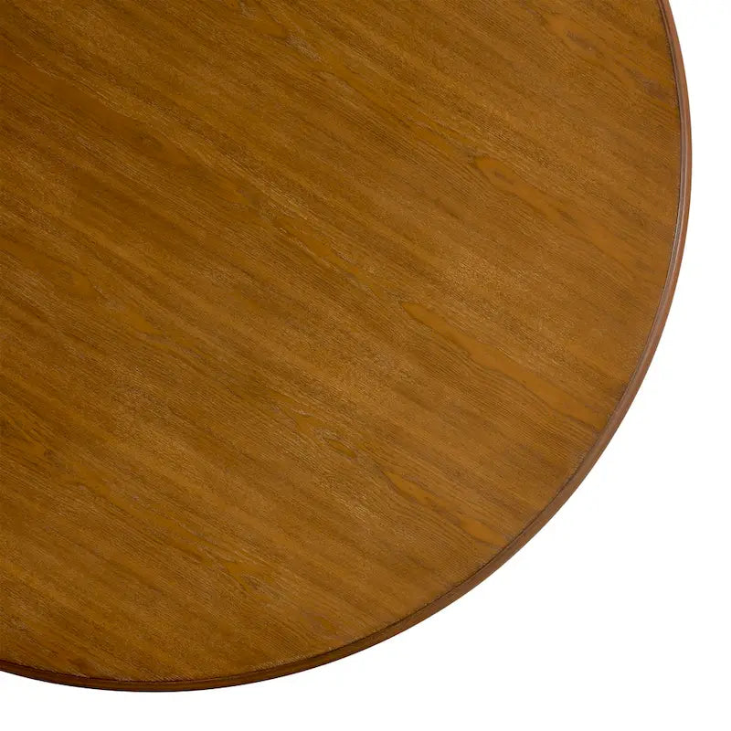 Table à manger ronde Christopher Knight Home avec base en métal - 46,85 L x 46,85 P x 30 H