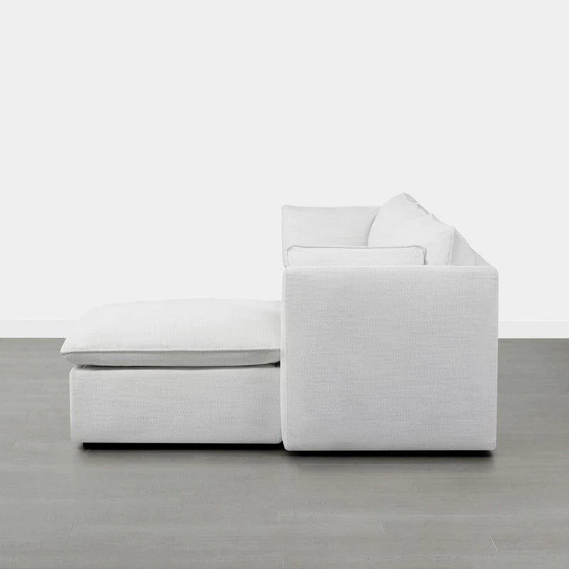 Canapés modulables d'angle Cypress avec pouf