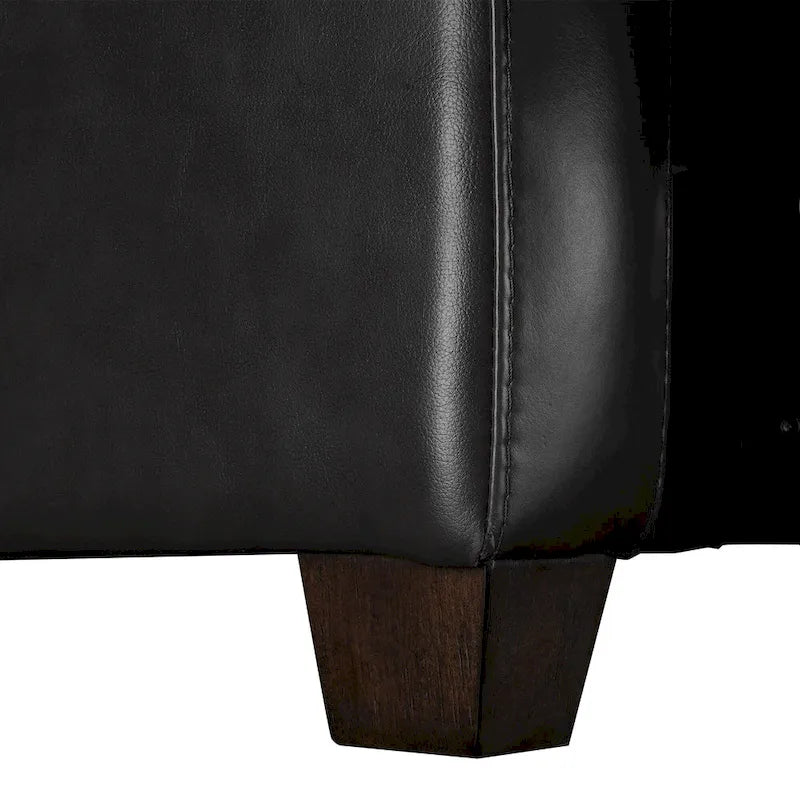 Canapé inclinable en cuir véritable 78 Canapé 3 places inclinable à triple moteur électrique Zéro encombrement avec ports USB et USB-C