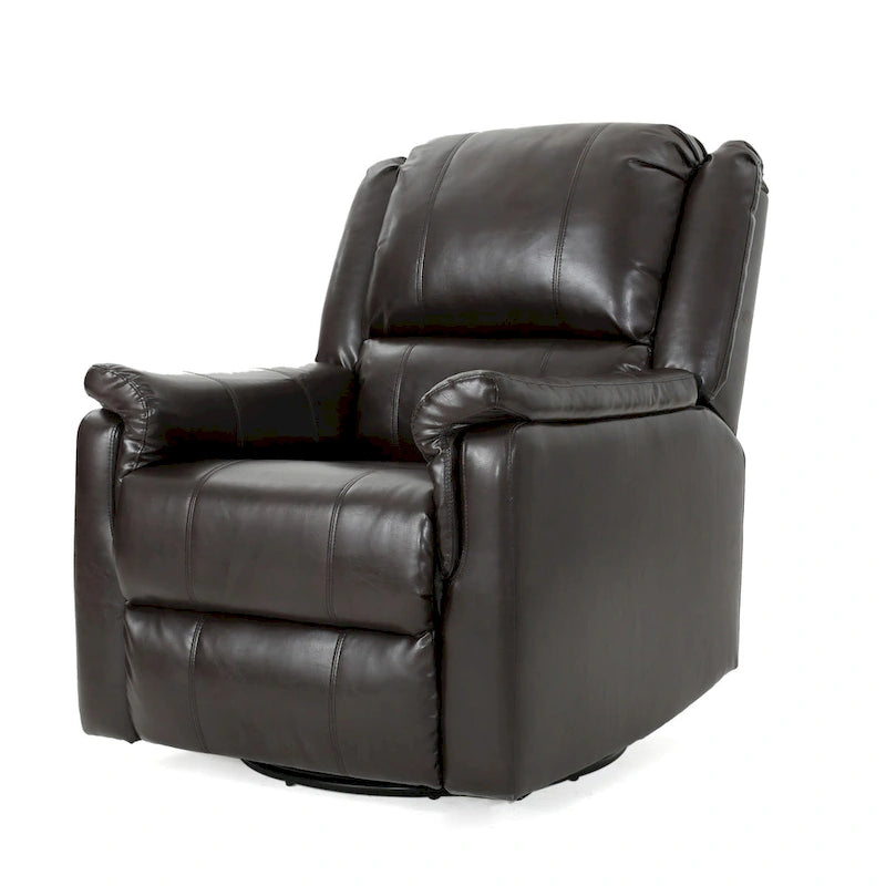 Fauteuil inclinable planeur en tissu Roomfitters avec pivot, fauteuil inclinable manuel