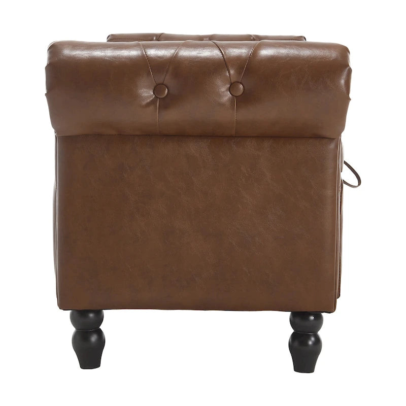 55.12 Pouf de rangement en tissu rembourré, capitonné, capacité de 125 kg, pour salon ou chambre à coucher
