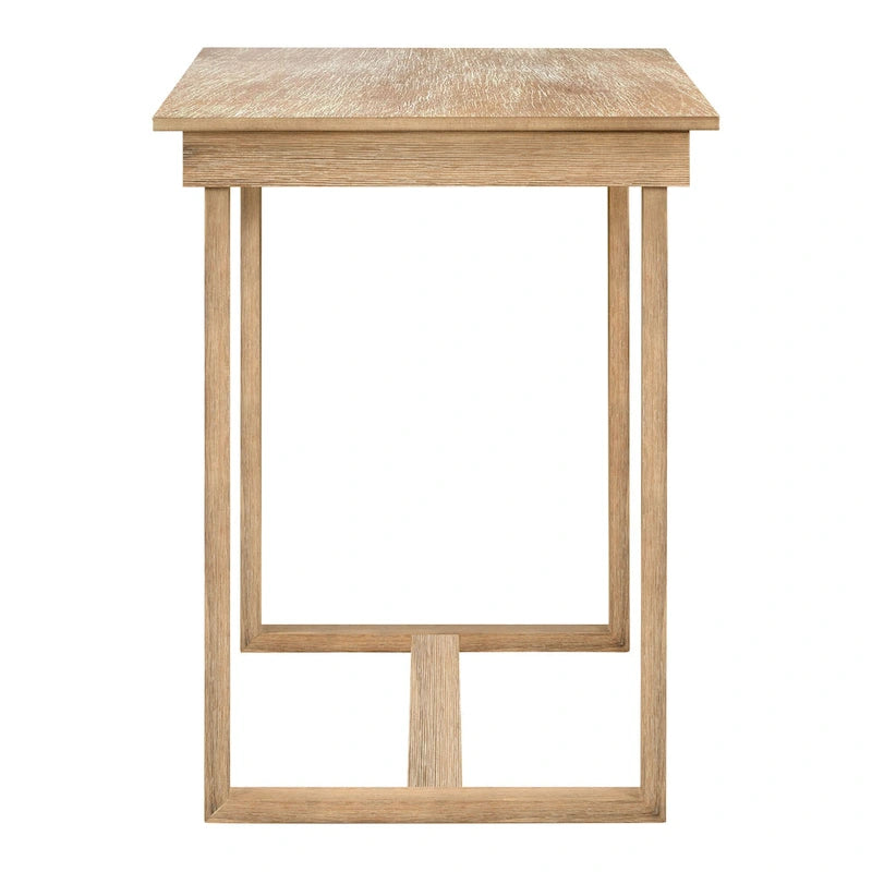 Ensemble de salle à manger 5 pièces à hauteur de comptoir, ensemble de table de cuisine en bois massif avec table à manger rectangulaire et 4 chaises de salle à manger