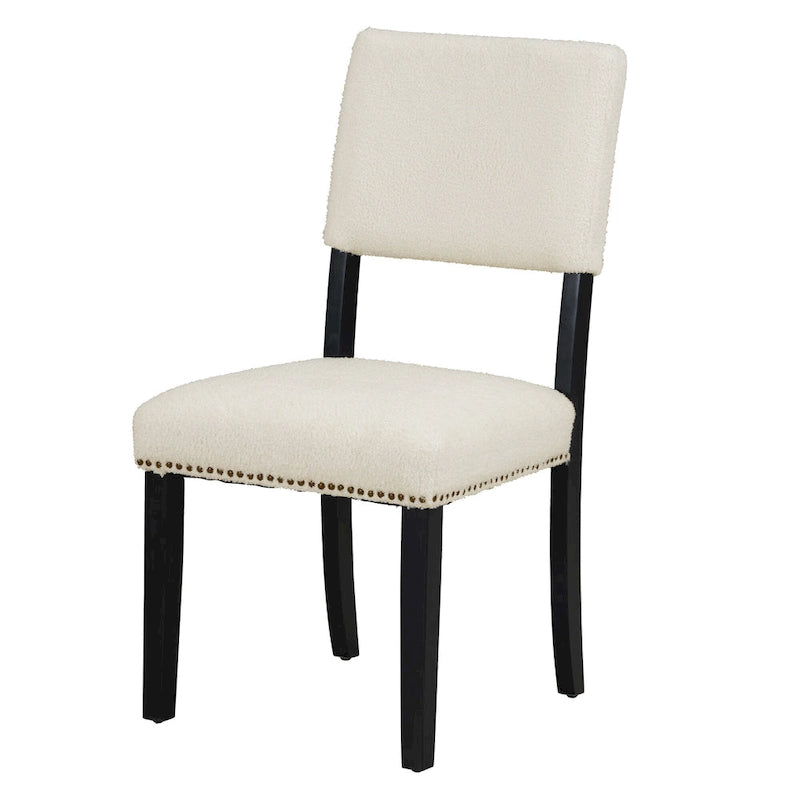 Ensemble table à manger ronde 4 personnes, ensemble de 5 pièces de cuisine avec table à manger ronde et 4 chaises de salle à manger rembourrées