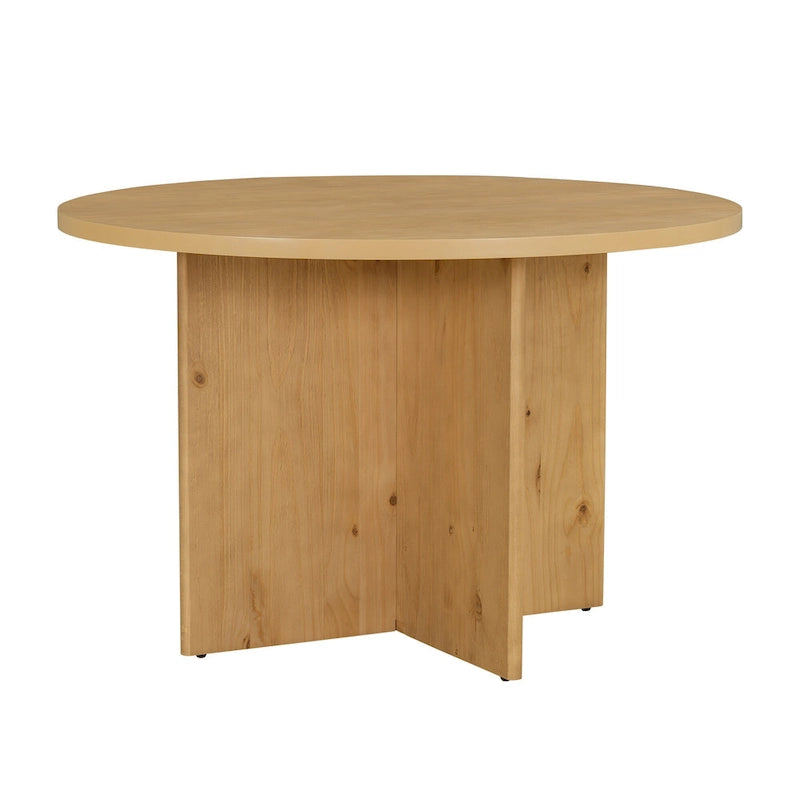 Ensemble table à manger ronde 4 personnes, ensemble de 5 pièces de cuisine avec table à manger ronde et 4 chaises de salle à manger rembourrées
