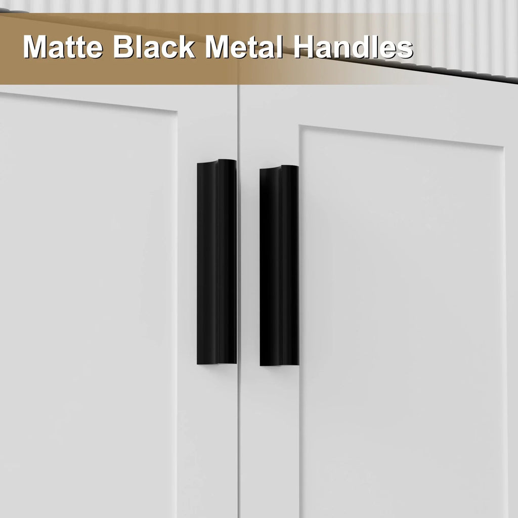 Meuble-lavabo de salle de bain Wavy Line 30/36/48 avec évier et robinet