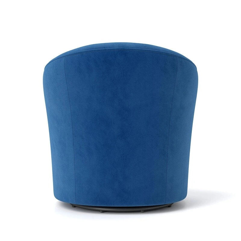 SEYNAR Fauteuil pivotant à 360 degrés en velours moderne avec dossier capitonné - Lot de 2