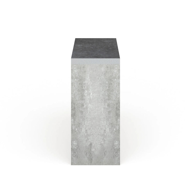 Buffet Mystal industriel de Furniture of America, effet béton, 3 tiroirs