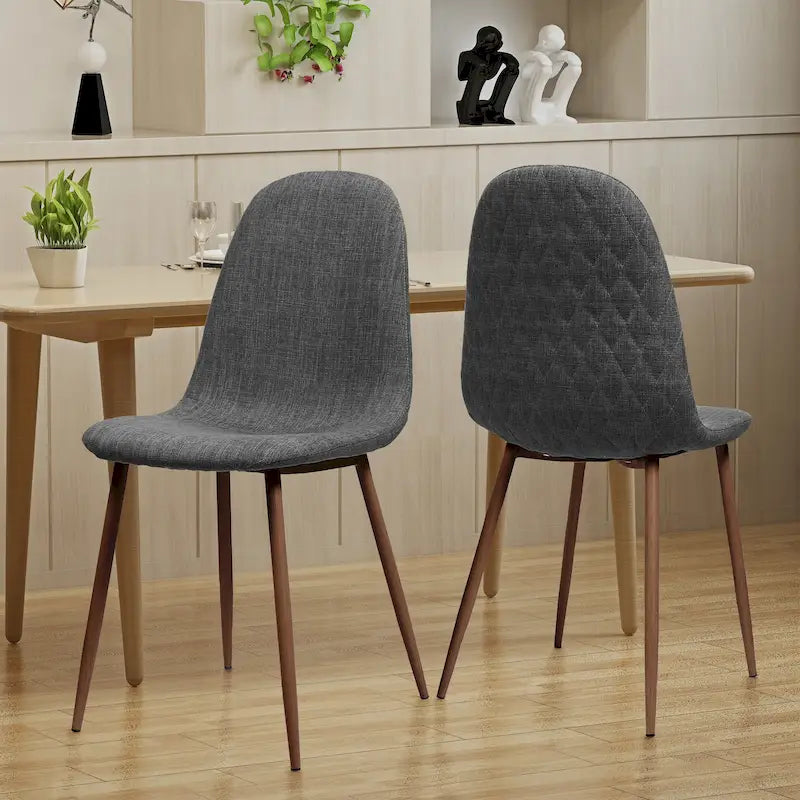Chaises de salle à manger Caden de style Mid-century (lot de 2) par Christopher Knight Home
