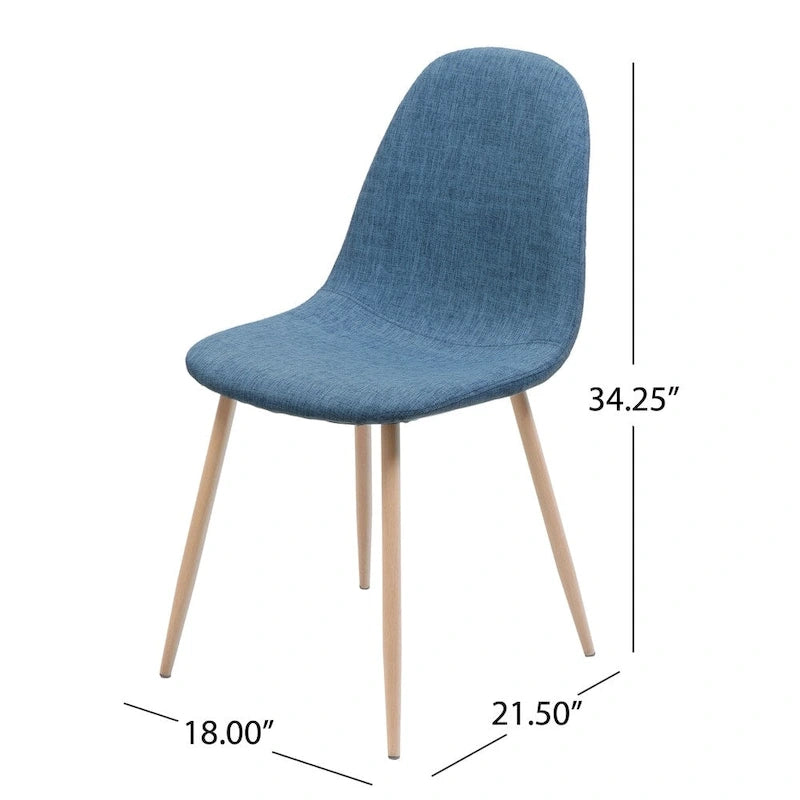 Chaises de salle à manger Caden de style Mid-century (lot de 2) par Christopher Knight Home