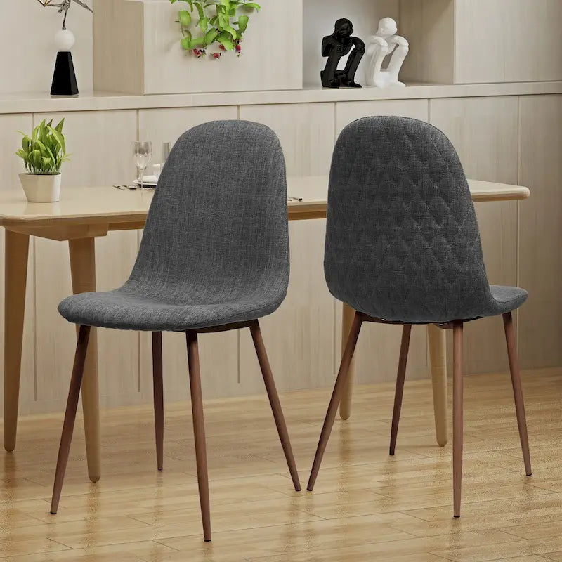 Chaises de salle à manger Caden de style Mid-century (lot de 2) par Christopher Knight Home