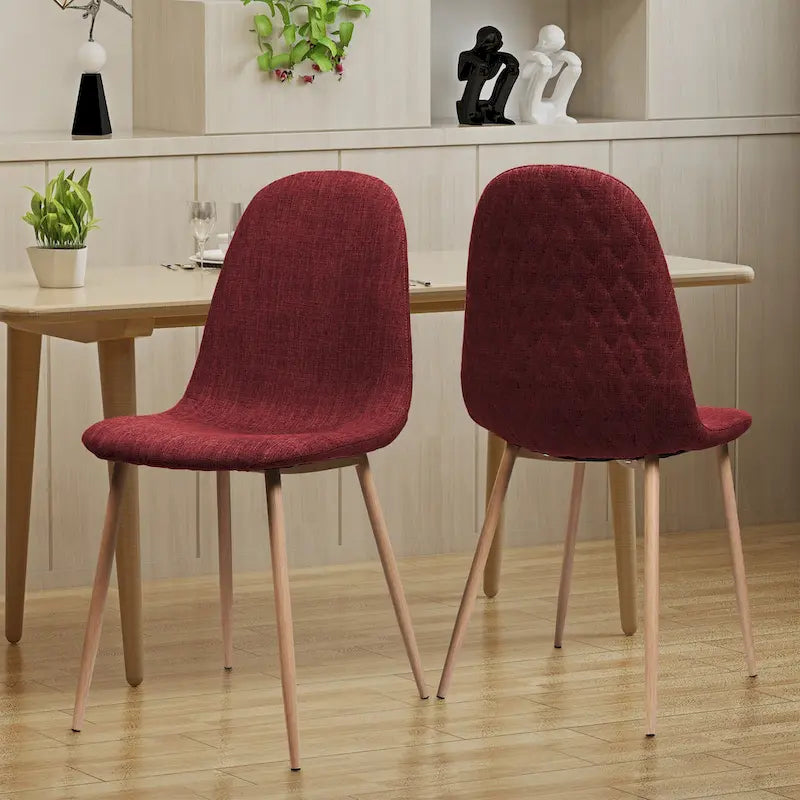 Chaises de salle à manger Caden de style Mid-century (lot de 2) par Christopher Knight Home