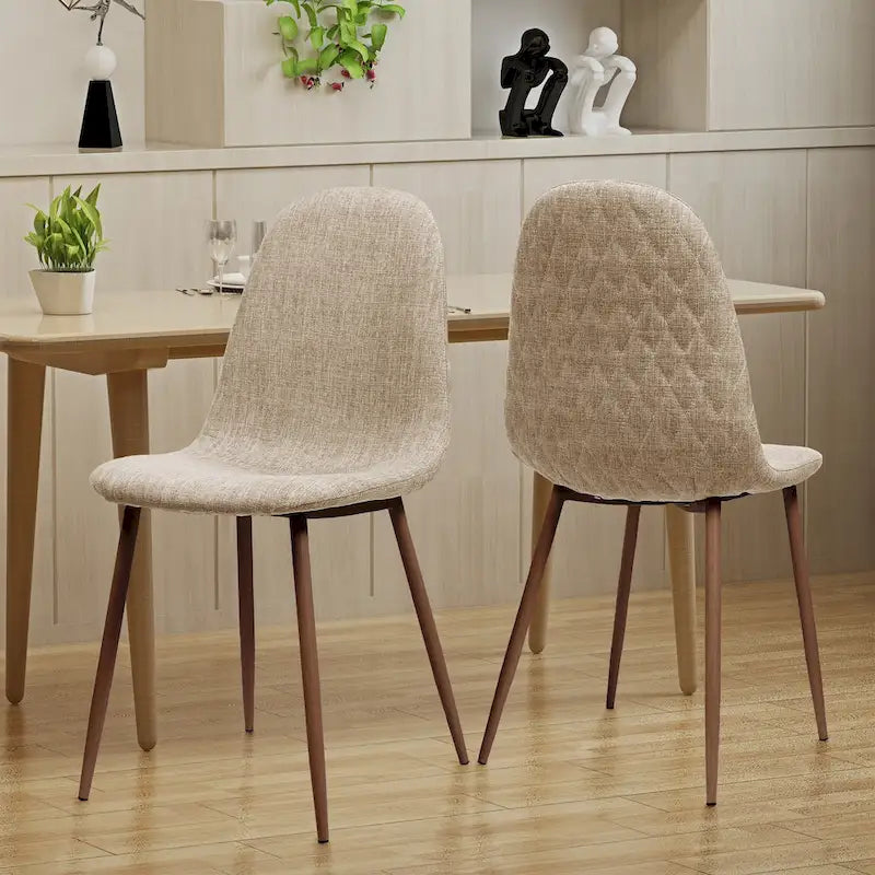 Chaises de salle à manger Caden de style Mid-century (lot de 2) par Christopher Knight Home