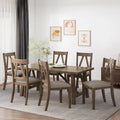 Ensemble de salle à manger 7 pièces en bois Fairgreens Farmhouse de Christopher Knight Home