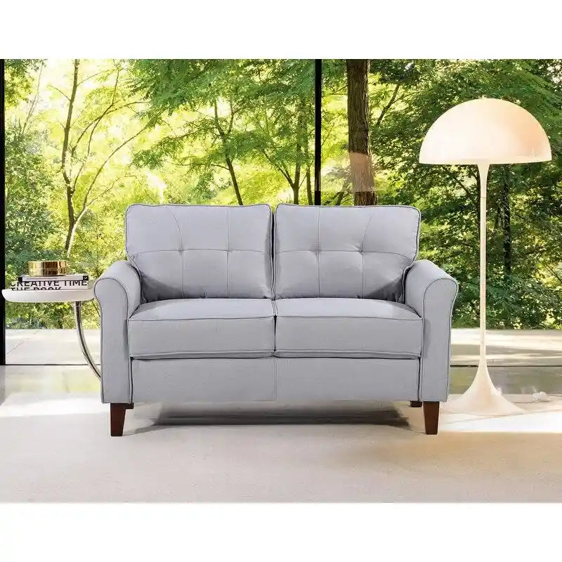 Ensemble de salon Kouchouk Tufted Mid-Century 2 pièces - Causeuse et canapé