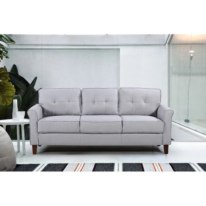 Ensemble de salon Kouchouk Tufted Mid-Century 2 pièces - Causeuse et canapé