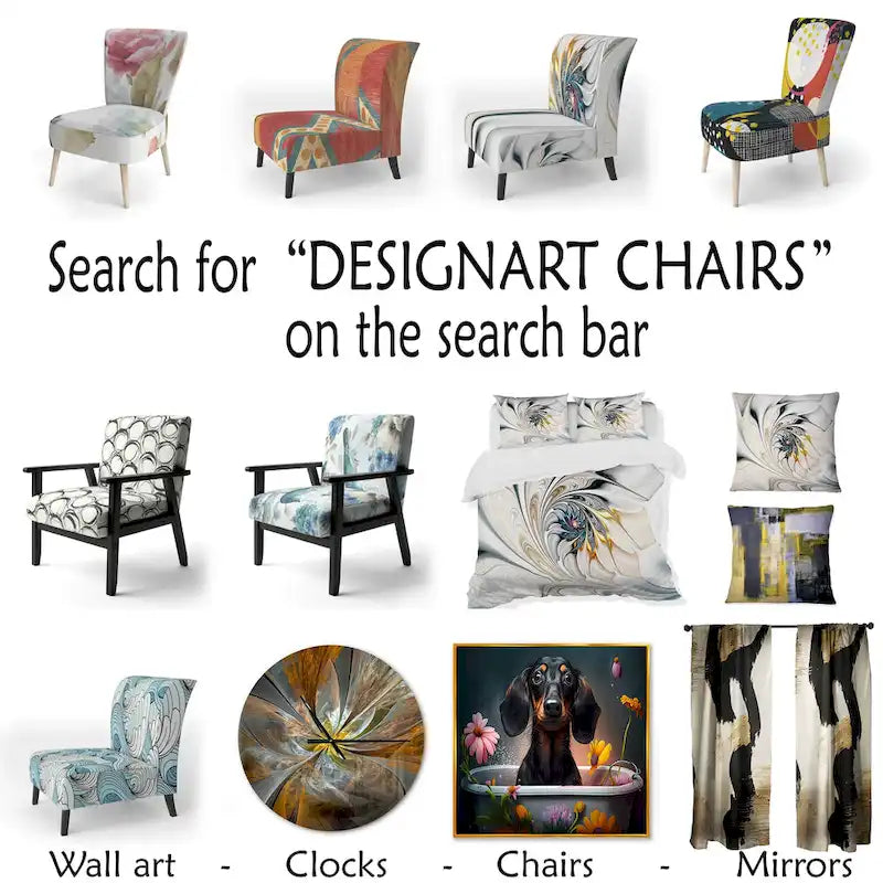Chaise d'appoint et fauteuil Designart « Zebra and Leopard Mix Pattern III » rembourrés pour cabine et chalet
