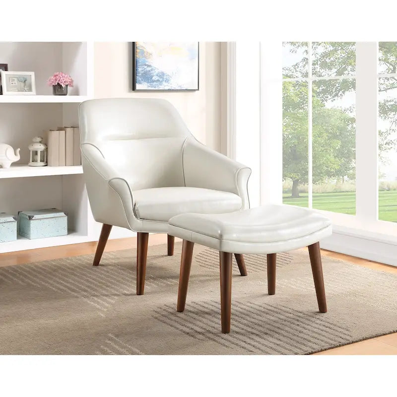 Ensemble fauteuil et repose-pieds Waneta