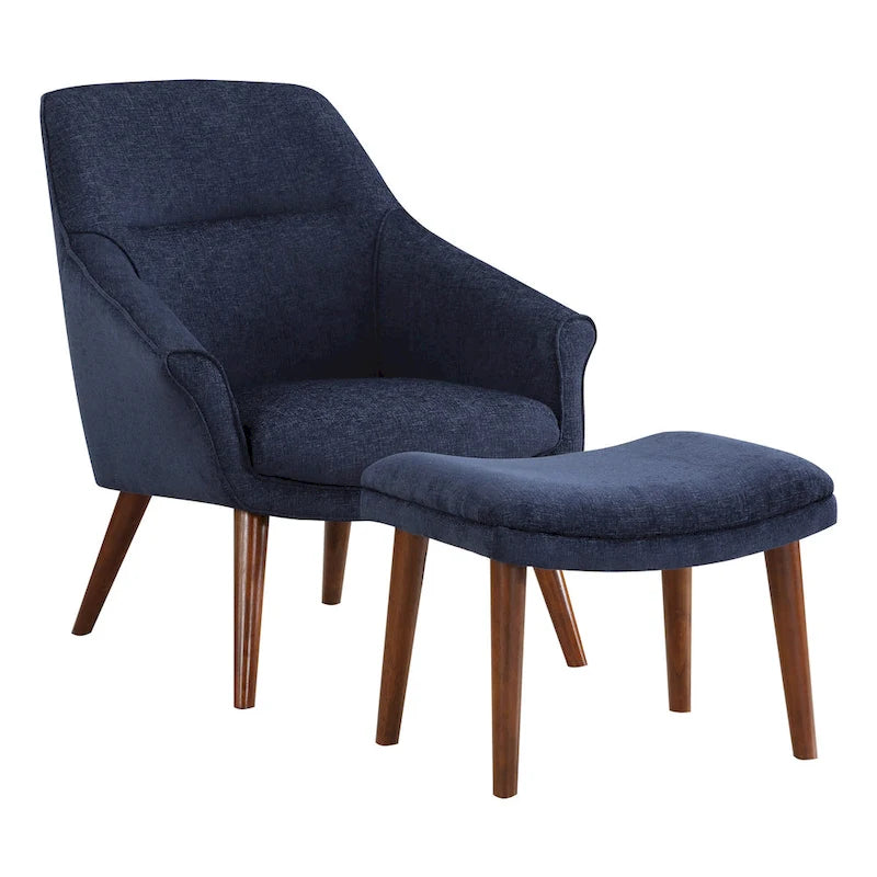 Ensemble fauteuil et repose-pieds Waneta