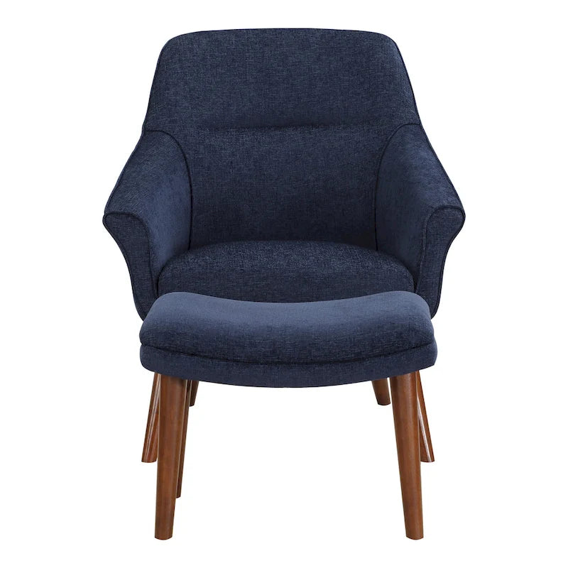 Ensemble fauteuil et repose-pieds Waneta