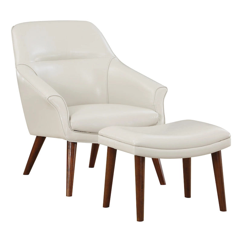 Ensemble fauteuil et repose-pieds Waneta