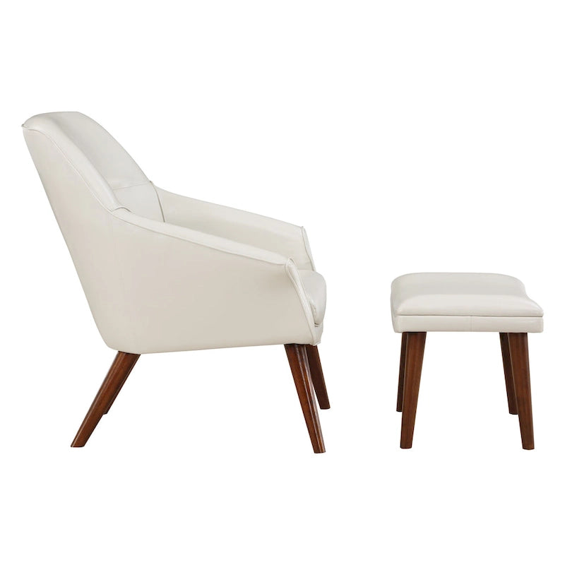 Ensemble fauteuil et repose-pieds Waneta