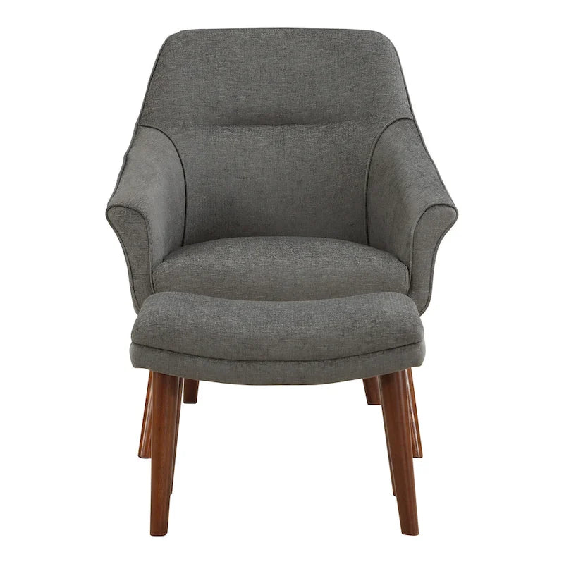 Ensemble fauteuil et repose-pieds Waneta