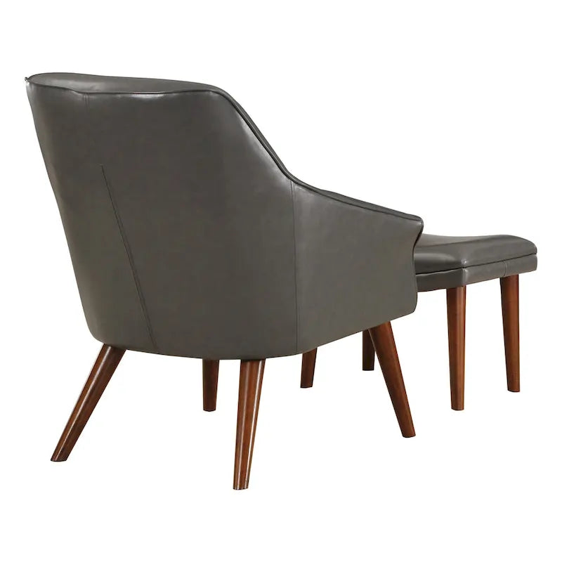 Ensemble fauteuil et repose-pieds Waneta