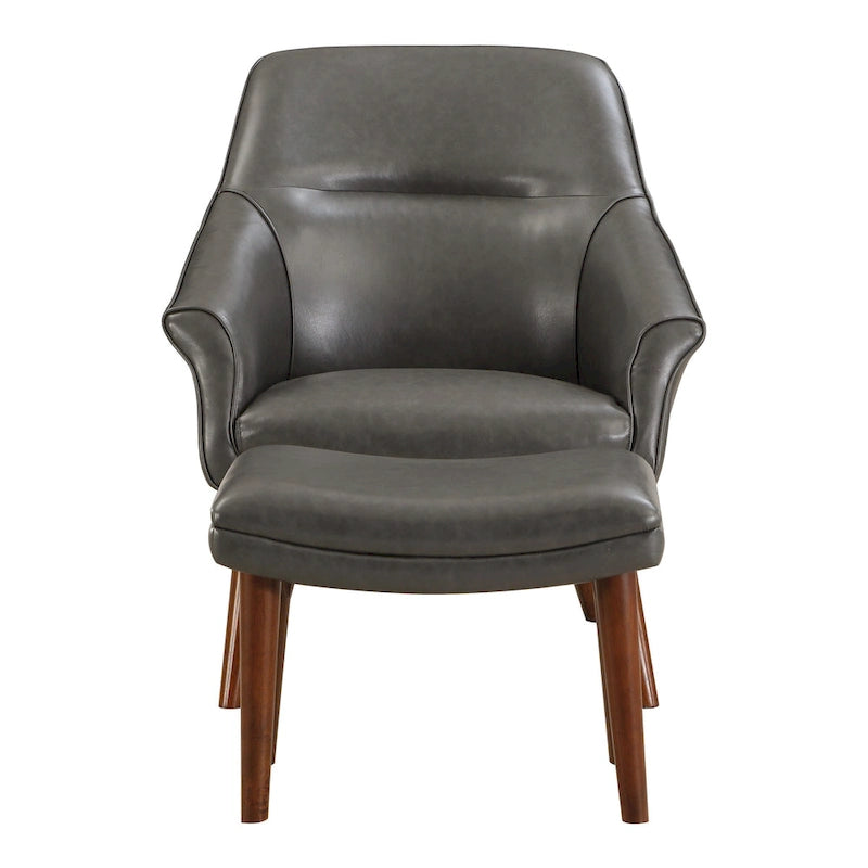 Ensemble fauteuil et repose-pieds Waneta