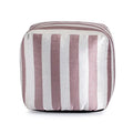 Jani Cape May Pouf carré d'intérieur/extérieur 18 x 18