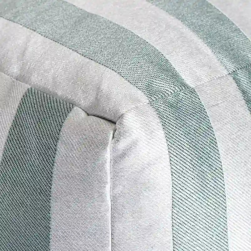 Jani Cape May Pouf carré d'intérieur/extérieur 18 x 18