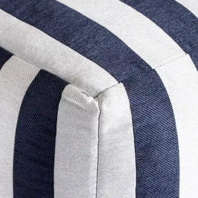 Jani Cape May Pouf carré d'intérieur/extérieur 18 x 18